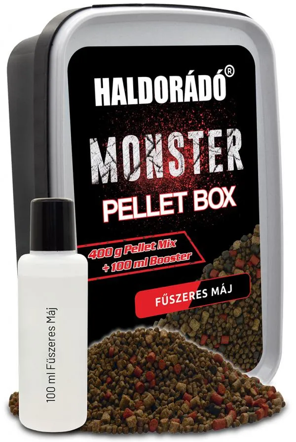 SNECI - Horgász webshop és horgászbolt - HALDORÁDÓ MONSTER Pellet Box - Fűszeres Máj