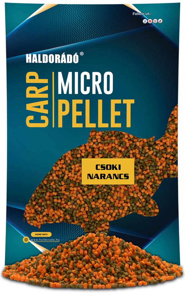 SNECI - Horgász webshop és horgászbolt - HALDORÁDÓ Carp Micro Pellet - Csoki - Narancs