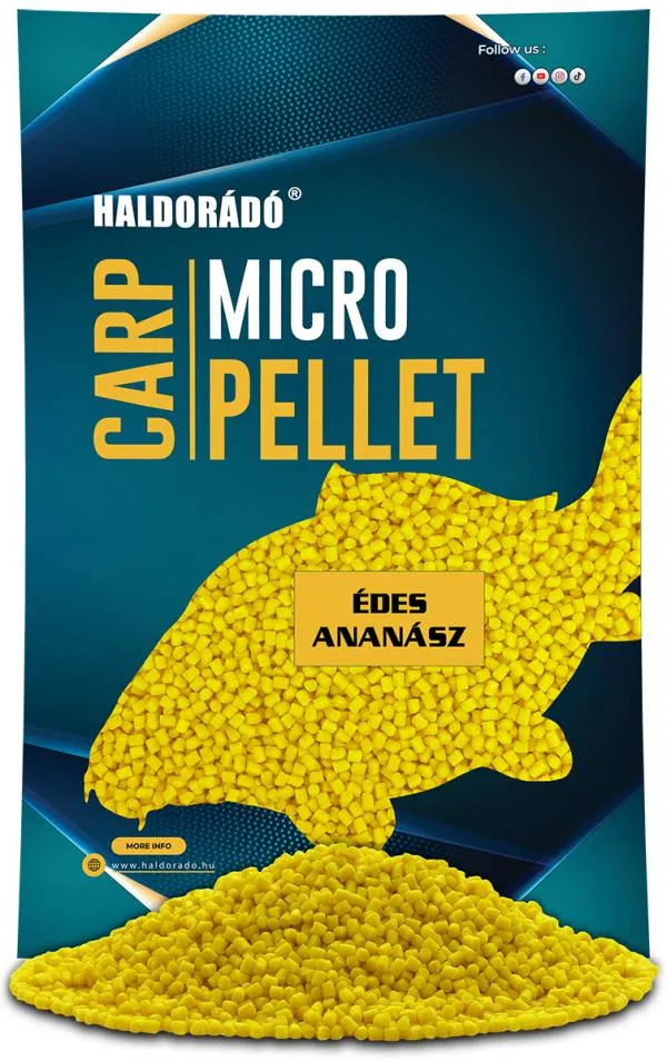 SNECI - Horgász webshop és horgászbolt - HALDORÁDÓ Carp Micro Pellet - Édes Ananász