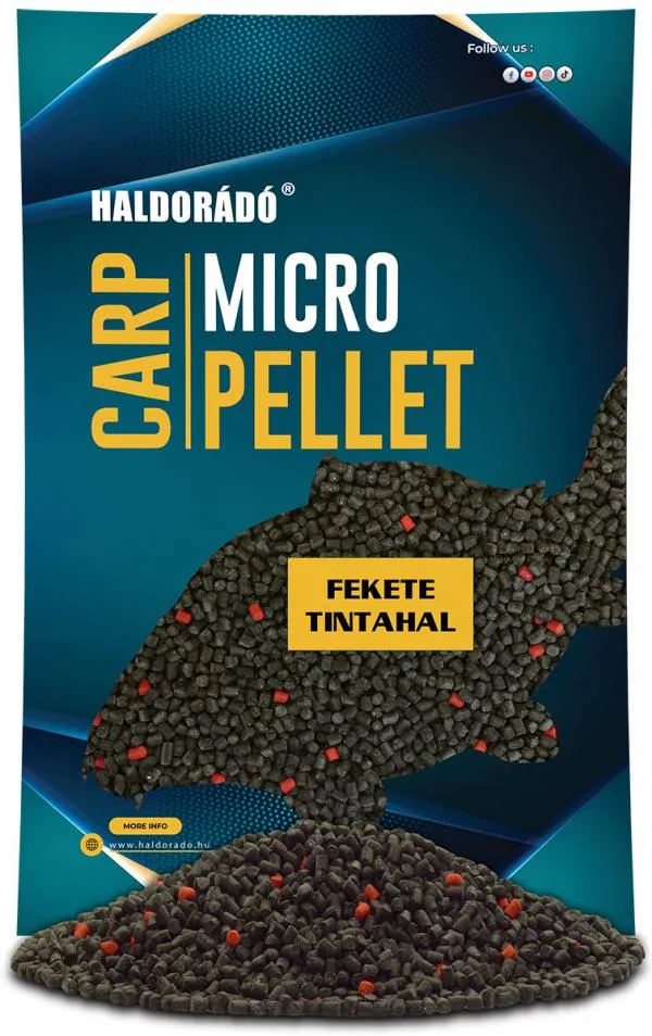 SNECI - Horgász webshop és horgászbolt - HALDORÁDÓ Carp Micro Pellet - Fekete Tintahal