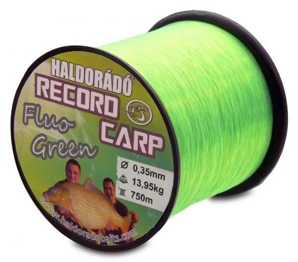 SNECI - Horgász webshop és horgászbolt - Haldorádó Record Carp Fluo Green monofil zsinór 0,35 mm / 750 m / 13,95 kg