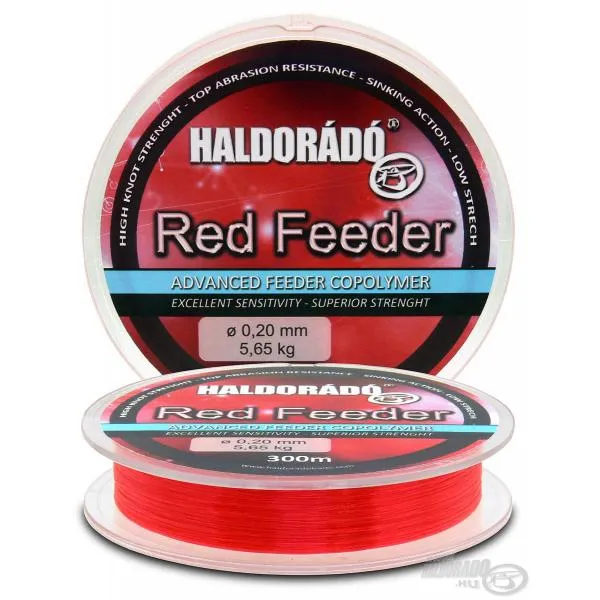 SNECI - Horgász webshop és horgászbolt - Haldorádó Red Feeder monofil zsinór 0,20mm/300m - 5,65 kg