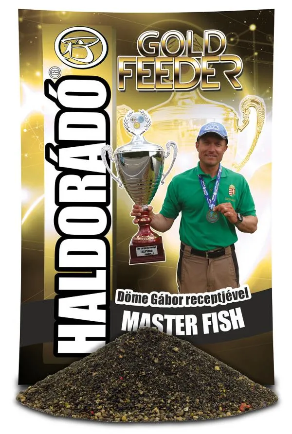 SNECI - Horgász webshop és horgászbolt - Haldorádó Gold Feeder - Master Fish 1kg etetőanyag 