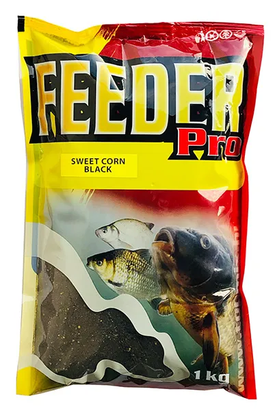 SNECI - Horgász webshop és horgászbolt - TOPMIX FEEDER PRO Sweetcorn Black 1kg etetőanyag 