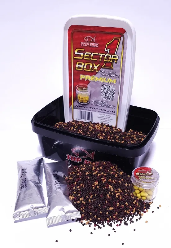 SNECI - Horgász webshop és horgászbolt - TOP MIX Sector 1 pellet box Prémium