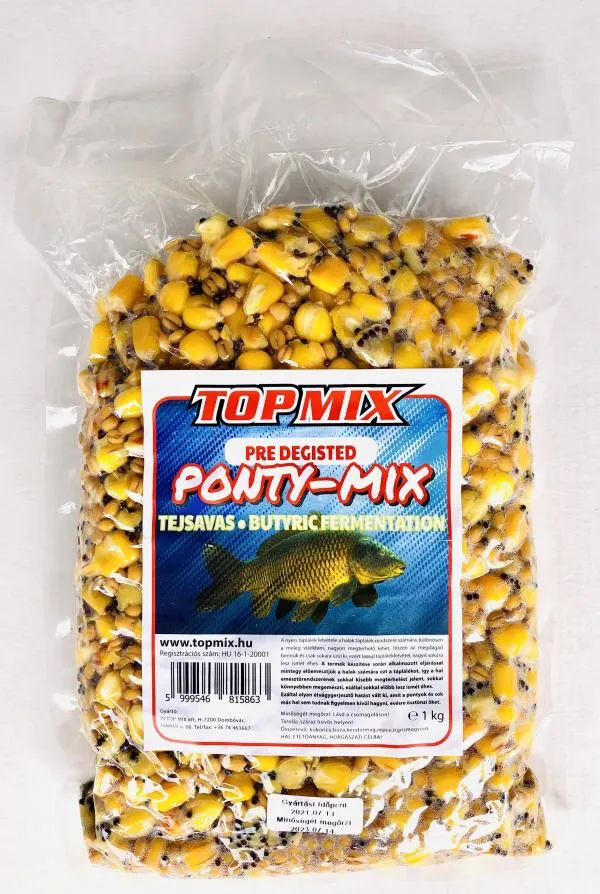SNECI - Horgász webshop és horgászbolt - TopMix PONTY-MIX tejsavas erjesztésű 1kg magmix