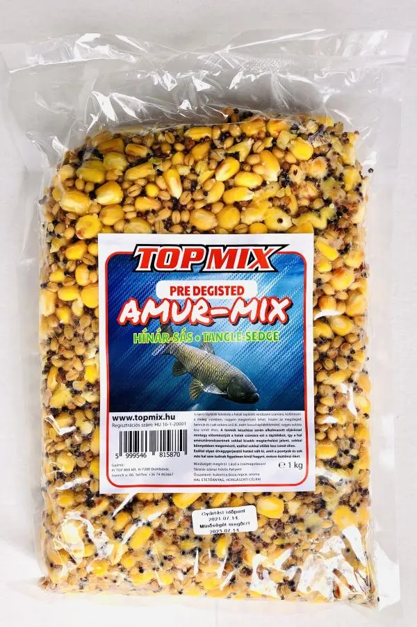 SNECI - Horgász webshop és horgászbolt - TOPMIX AMUR-MIX tejsavas erjesztésű 1kg magmix