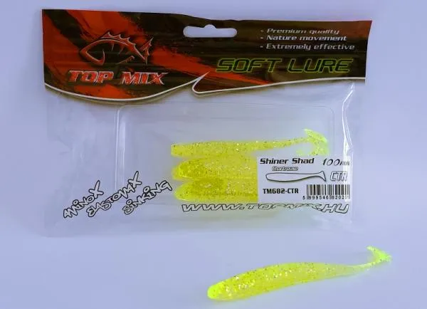 SNECI - Horgász webshop és horgászbolt - Top Mix Shiner Shad Chartreuse 100 mm