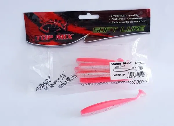 SNECI - Horgász webshop és horgászbolt - Top Mix Shiner Shad Pink Pearl 100 mm