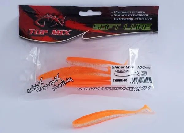 SNECI - Horgász webshop és horgászbolt - Top Mix Shiner Shad Sunny Orange 100 mm