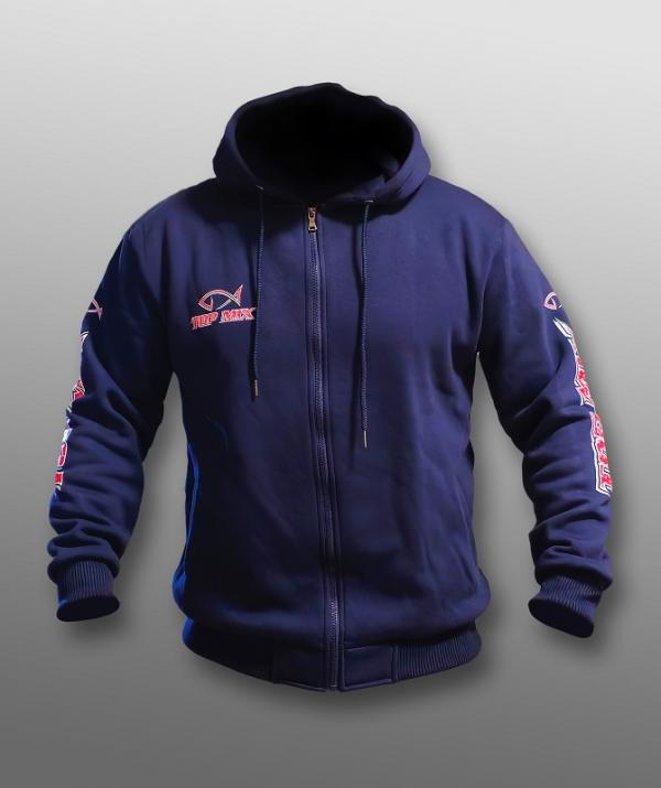 SNECI - Horgász webshop és horgászbolt - Team Top Mix kék kapucnis pulóver - S