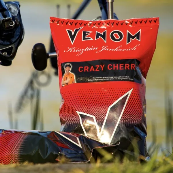 SNECI - Horgász webshop és horgászbolt - Feedermánia Venom Boilie 20 mm Crazy Cherry Etető Bojli