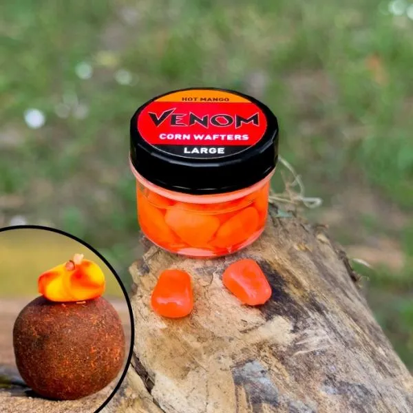 SNECI - Horgász webshop és horgászbolt - Feedermánia Venom Corn Wafters L - Hot Mango