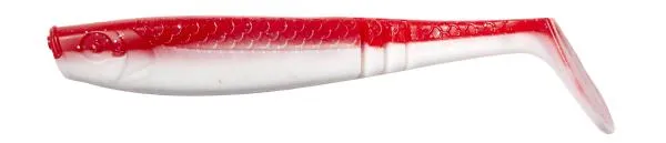 SNECI - Horgász webshop és horgászbolt - SHAD PADDLETAIL 8CM RED/WHITE 90PCS BULK