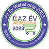 Az év webshopja 2023 - 300M Ft nettó éves árbevétel feletti kategória II. helyezett